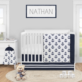 Sailor Collection 4 Piece Crib Bedding