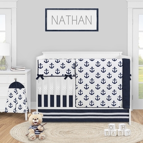 Sailor Collection 5 Piece Crib Bedding