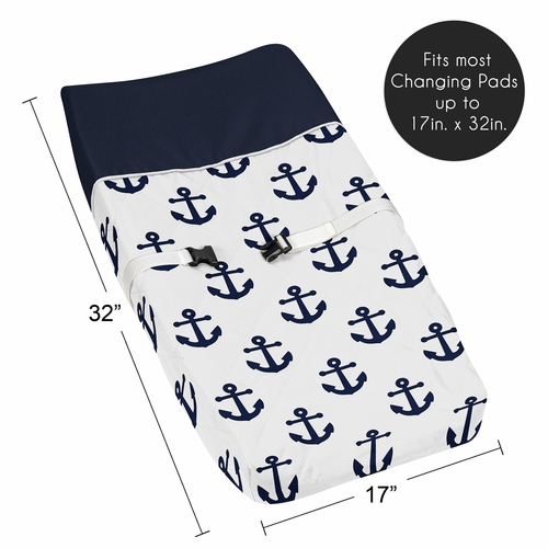 Sailor Collection Changing Pad Cover - alt image 4