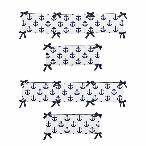 Sailor Collection Crib Bumper Pad - alt image 1