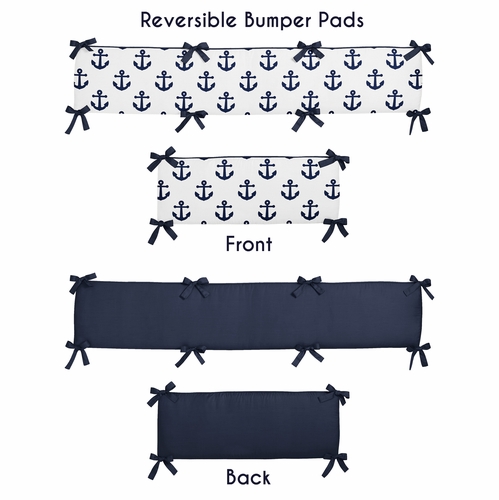 Sailor Collection Crib Bumper Pad - alt image 3