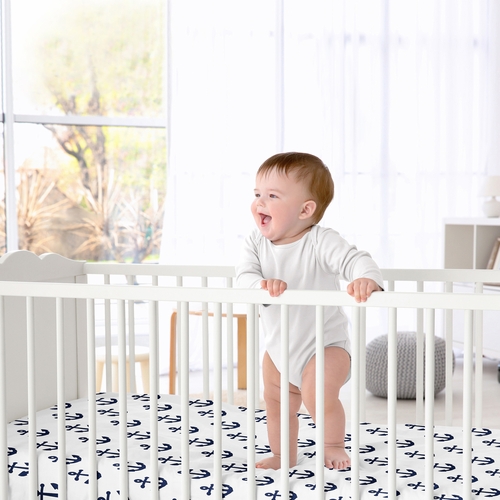 Sailor Collection Crib Sheet - alt image 1