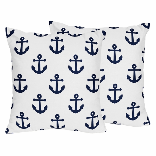 Sailor Collection Decorative Accent Throw Pillows - Set of 2
