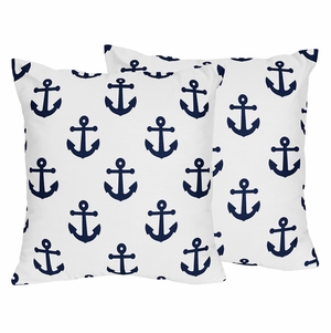Sailor Collection Decorative Accent Throw Pillows - Set of 2