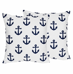 Sailor Collection Decorative Accent Throw Pillows - Set of 2