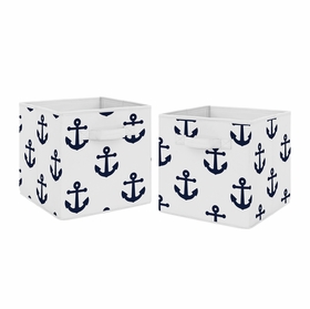 Sailor Collection Foldable Fabric Storage Bins