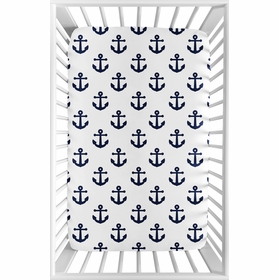Sailor Collection Mini Crib Sheet