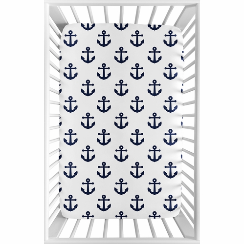Sailor Collection Mini Crib Sheet