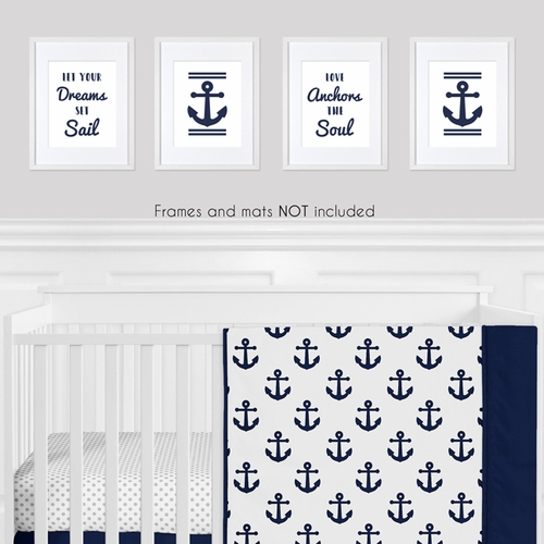 Sailor Collection Wall Art Prints - Set of 4 - alt image 1