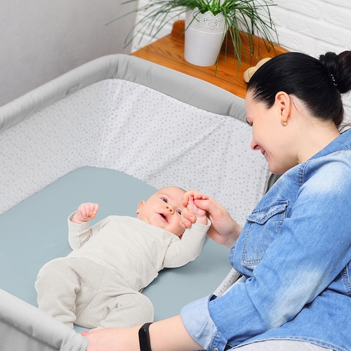 Seashells Collection 2 Pack Baby Bassinet Fitted Sheets - alt image 3