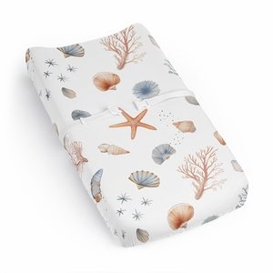 Seashells Collection Changing Pad Cover Sheet