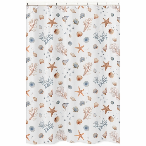 Seashells Collection Shower Curtain