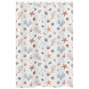 Seashells Collection Shower Curtain