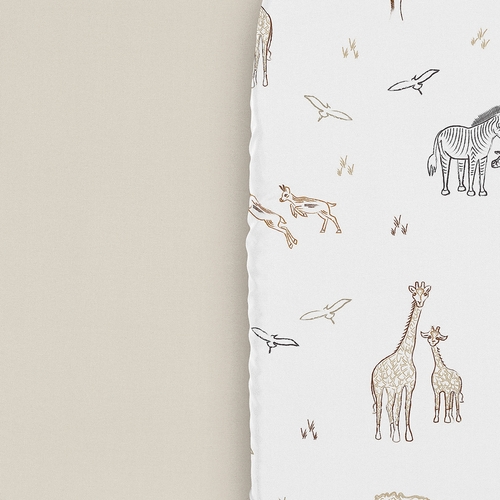 Serengeti Animals Collection 2 Pack Baby Bassinet Fitted Sheets - alt image 4
