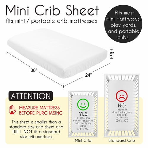Serengeti Animals Collection 3 Piece Mini Crib Bedding Set - alt image 5