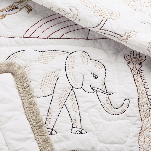 Serengeti Animals Collection 4 Piece Crib Bedding - alt image 3