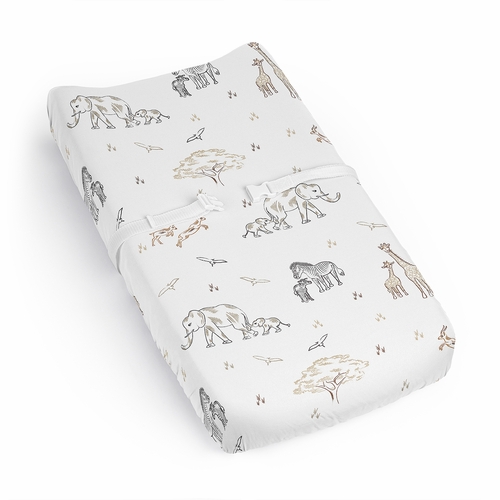 Serengeti Animals Collection Changing Pad Cover Sheet