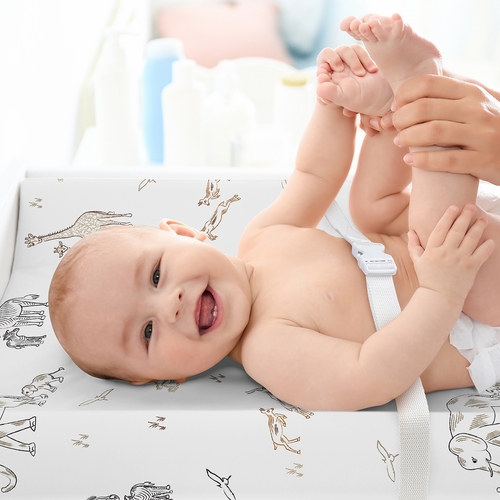 Serengeti Animals Collection Changing Pad Cover Sheet - alt image 2