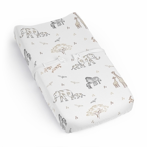 Serengeti Animals Collection Changing Pad Cover Sheet