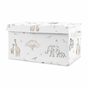 Serengeti Animals Collection Fabric Toy Bin Storage