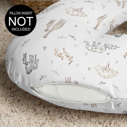 Serengeti Animals Collection Nursing Breastfeeding Pillow Cover - alt image 2