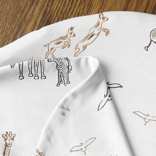 Serengeti Animals Collection Nursing Breastfeeding Pillow Cover - alt image 3