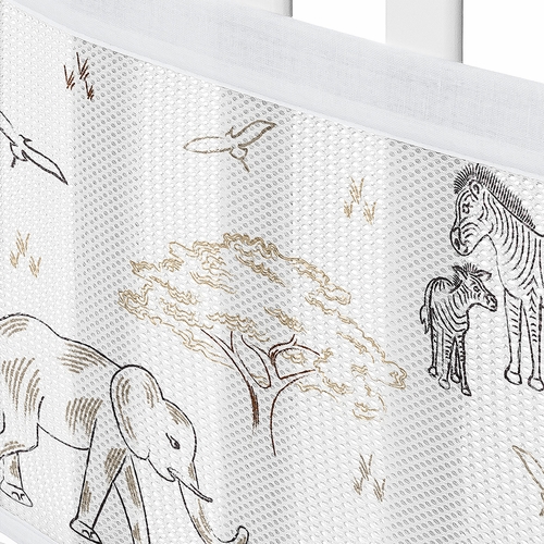 Serengeti Animals Collection Sweet Jojo Designs + BreathableBaby Breathable Mesh Crib Liner - alt image 4