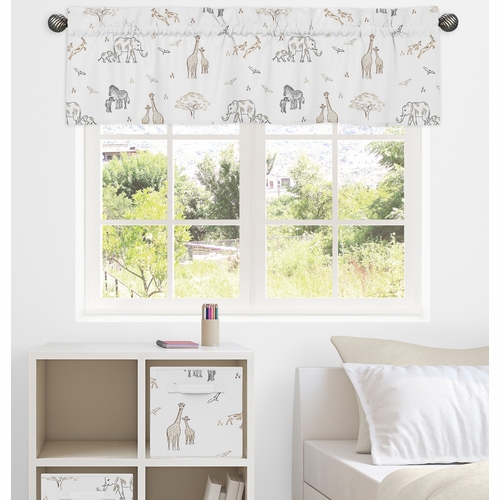 Serengeti Animals Collection Window Valance - alt image 1