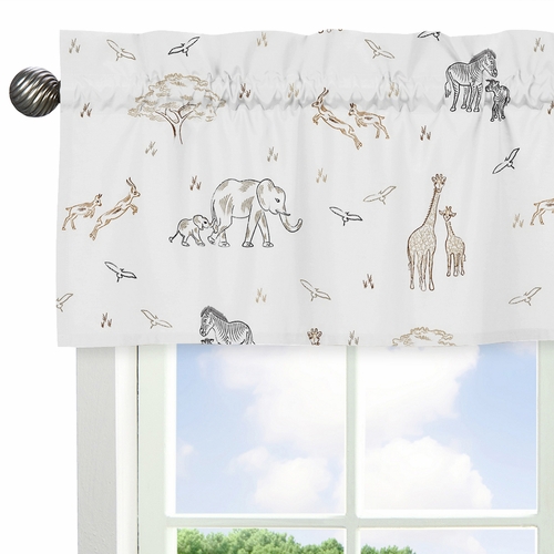 Serengeti Animals Collection Window Valance - alt image 3