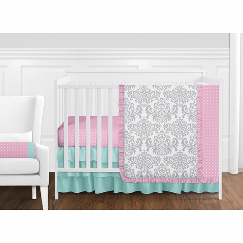 Skylar 11 Piece Bumperless Crib Bedding Collection