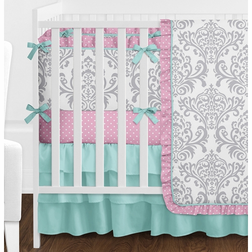 Skylar 9 Piece Crib Bedding Collection - alt image 1