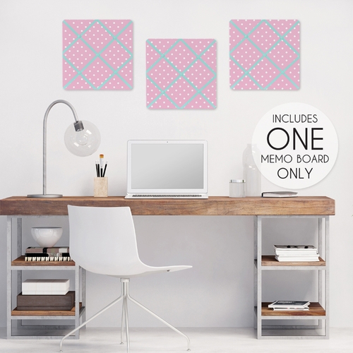 Skylar Collection Fabric Memo Board - alt image 1