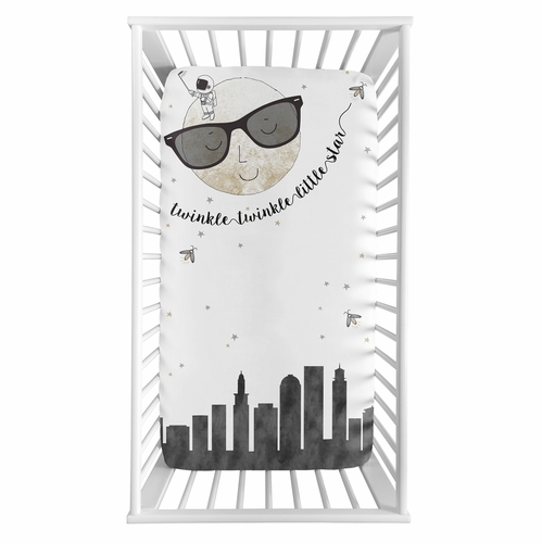 Skyline Collection Photo Op Crib Sheet - alt image 1