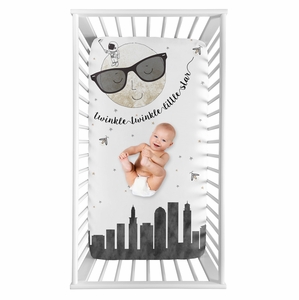 Skyline Collection Photo Op Crib Sheet