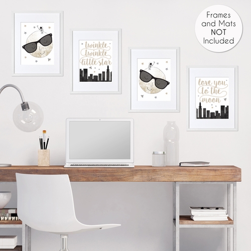 Skyline Collection Wall Art Prints - Set of 4 - alt image 3