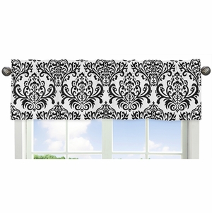 Sloane Collection Damask Window Valance