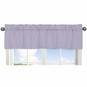 Sloane Collection Polka Dot Print Window Valance