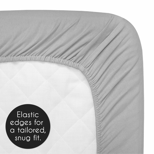 Sloth Aqua and Grey Collection Changing Pad Cover - alt image 5