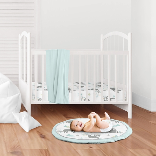Sloth Aqua and Grey Collection Playmat - alt image 1