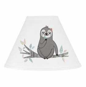 Sloth Pink and Grey Collection Lamp Shade