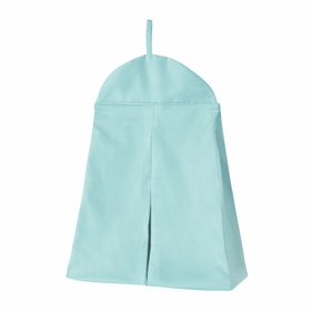 Solid Turquoise Blue Diaper Stacker