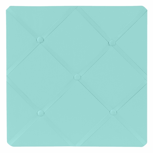 Solid Turquoise Fabric Memo Board