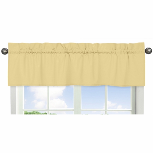 Solid Yellow Window Valance