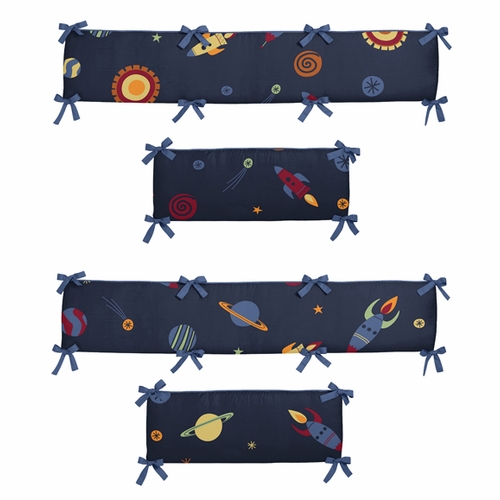 Space Galaxy 9 Piece Crib Bedding Collection - alt image 2