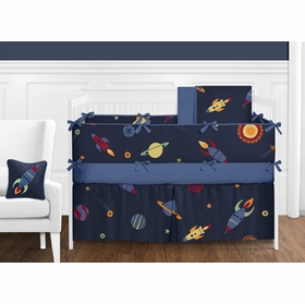 Space Galaxy 9 Piece Crib Bedding Collection