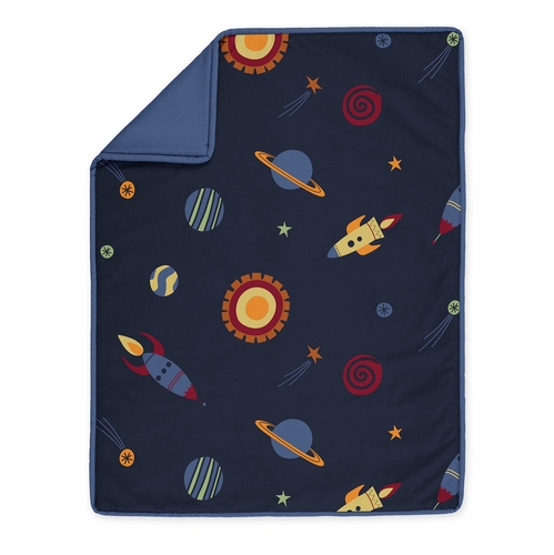 Space Galaxy Collection 5 Piece Crib Bedding - alt image 2