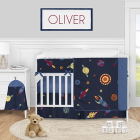 Space Galaxy Collection 5 Piece Crib Bedding