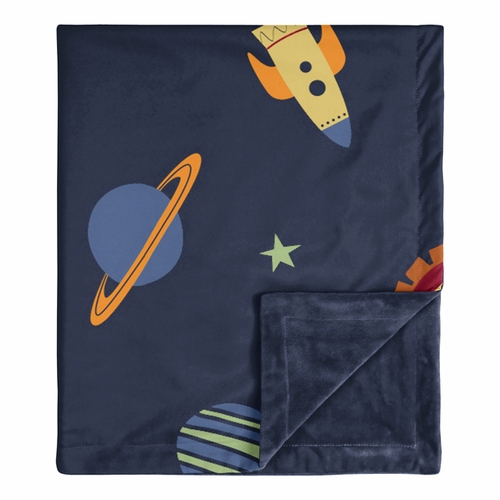 Space Galaxy Collection Baby Blanket