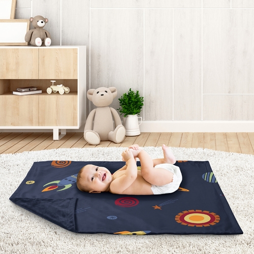 Space Galaxy Collection Baby Blanket - alt image 2