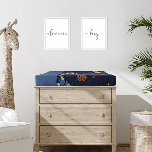Space Galaxy Collection Changing Pad Cover - alt image 1